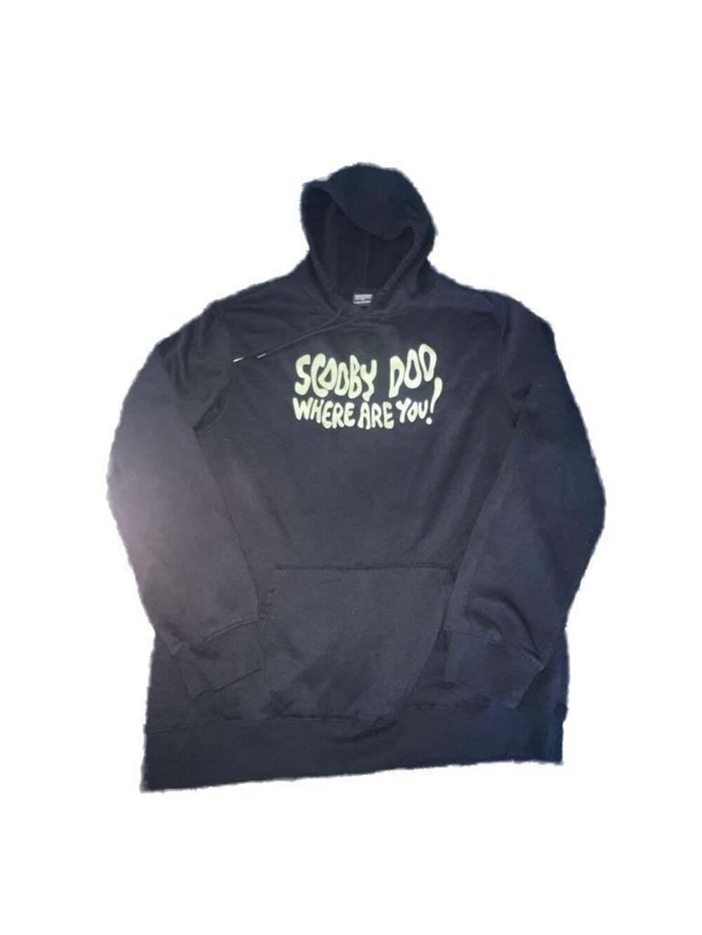 Scooby-Doo Where Are You! Graphic Black Fleece Hoodie
